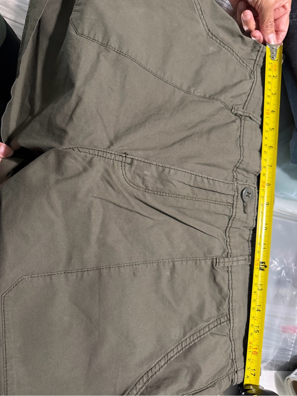 Social Standard by Sanctuary Olive Green Cargo Shorts - Picture 8 of 9